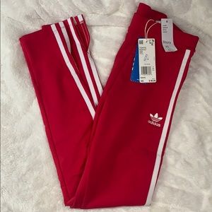 NWT adidas red tights/leggings